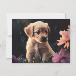 Cartes Postales Puppy ポストカード