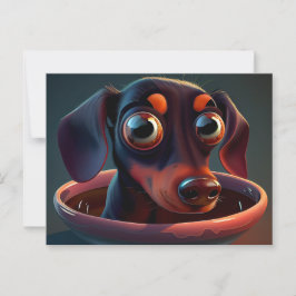 Cartes Postales Puppy Divers ポストカード