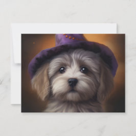 Cartes Postales Puppy Halloween ポストカード