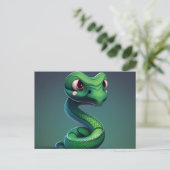 Cartes Postales Serpent Vert ポストカード (スタンド正面)