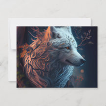 Cartes Postales  White Wolf