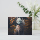 Cartes Postales White Wolf ポストカード (スタンド正面)