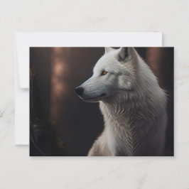 Cartes Postales  White Wolf ポストカード