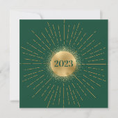 Cartes Pour Fêtes Annuelles Happy New Year Moderne シーズンカード (正面)