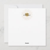 Cartes Pour Fêtes Annuelles Happy New Year Moderne シーズンカード (裏面)