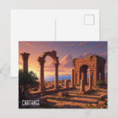 Carthage Tunisia Travel ポストカード (正面/裏面)