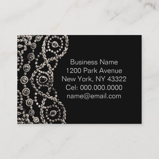 Cartierrジュエリー – 名刺(大) 名刺 (裏面)