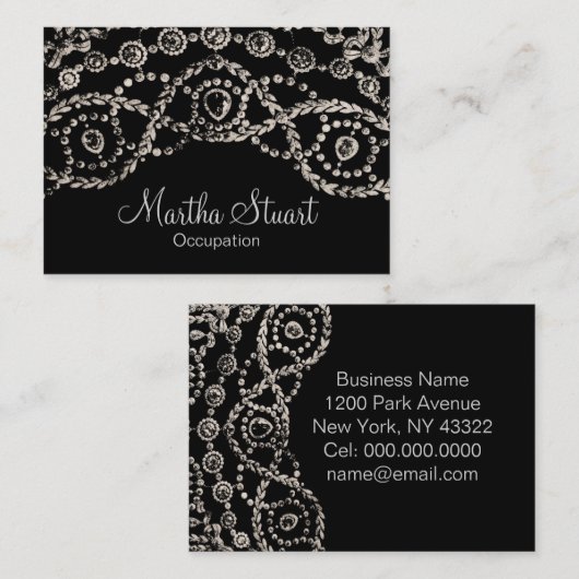 Cartierrジュエリー – 名刺(大) 名刺 (正面/裏面)