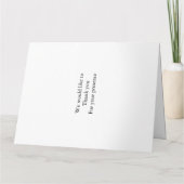 Cartões de Felicitações para Casamento カード (裏面)