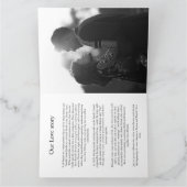 Cartões de Felicitações para Casamento カード (内部)