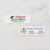 Cartões de Visita GM スキニー名刺 (正面/裏面)