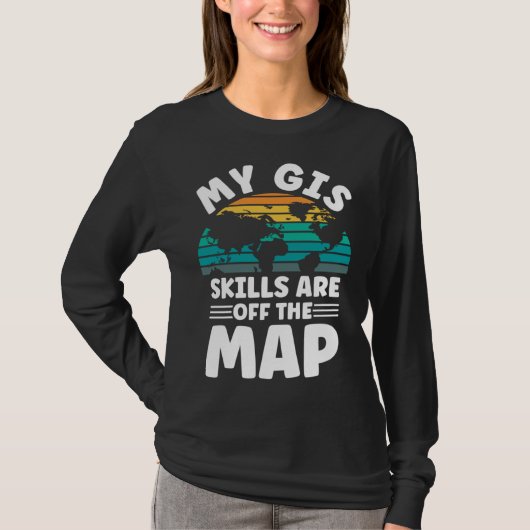 Cartography Topography Mapping Geographer Tシャツ (正面)