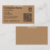 carton d'ordinateur 名刺 (正面/裏面)