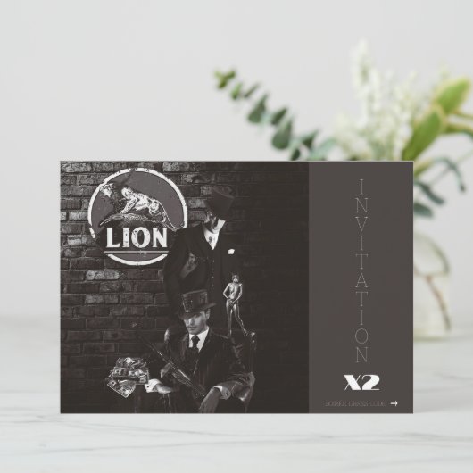 CARTON INVITATION ORIGIN X2 DRESS CODE PROHIBITION 招待状 (スタンド正面)