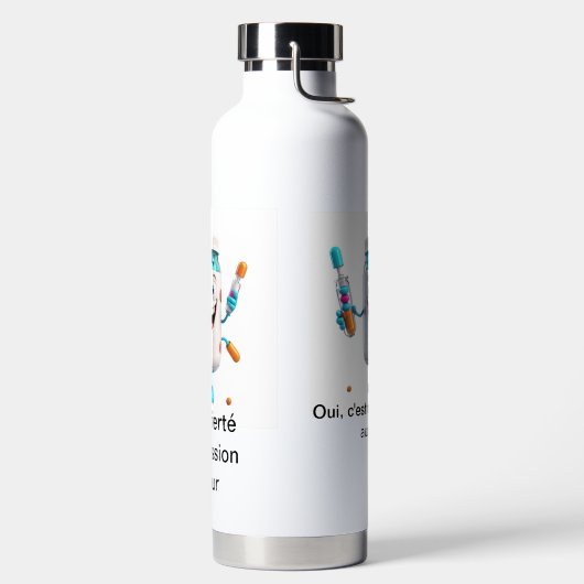 Carton Pill Bottle Design Water Bottle ウォーターボトル (左面)