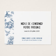 Carton réponse mariage Victoria