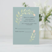 Cartons réponses de mariage RSVP (スタンド正面)