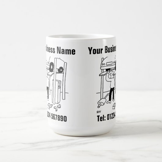 Cartoonの修理とサービス。 コーヒーマグカップ (中央)