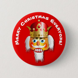 Cartoonメリークリスマスのくるみ割り王 缶バッジ