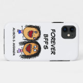 Cartoon おもしろい Friends BFF最高ののCartoon Friends Case-Mate iPhoneケース (裏面(横))
