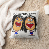 Cartoon 最高の Friend BFF クッション (ブランケット)