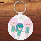 Cartoon 最高の Friends Keychain キーホルダー (裏面)