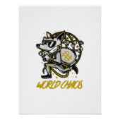 Cartoon Animal | Fox & Crypto Wolf Art ポスター (正面)