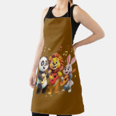 🎵 Cartoon Animal Music Party – Fun & Cute Musical エプロン (インサイチュ)