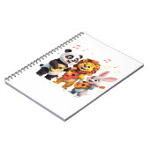 🎵 Cartoon Animal Music Party – Fun & Cute Musical ノートブック (左側)