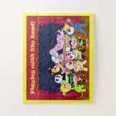 Cartoon Animals In the Band ジグソーパズル (縦)