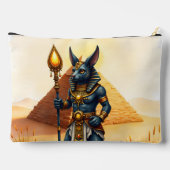 Cartoon Anubis – エジプトの死後の神 アクセサリーポーチ (裏面)