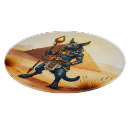 Cartoon Anubis – エジプトの死後の神 カッティングボード