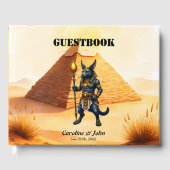 Cartoon Anubis – エジプトの死後の神 ゲストブック (正面)