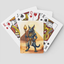 Cartoon Anubis – エジプトの死後の神 トランプ