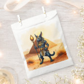 Cartoon Anubis – エジプトの死後の神 フェイバーバッグ (クリップ留めされた状態)