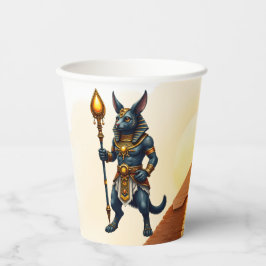 Cartoon Anubis – エジプトの死後の神 紙コップ