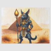 Cartoon Anubis – エジプトの死後の神 薄葉紙 (正面)