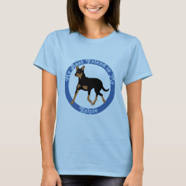 Cartoon Australian Kelpie Trotting 2 Tシャツ