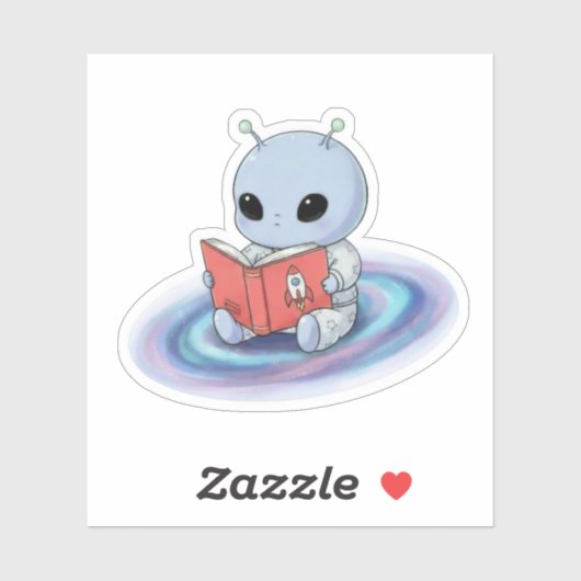 Cartoon Baby Alien  シール (シート)