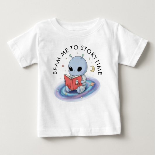 Cartoon Baby Alien T-shirt ベビーTシャツ (正面)