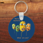 Cartoon Bacteriaキーチェーン キーホルダー (正面)