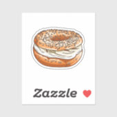 Cartoon bagel シール (シート)