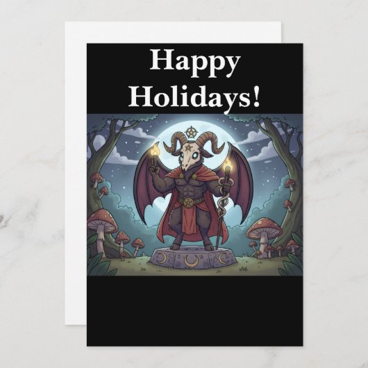 Cartoon Baphomet シーズンカード (正面/裏面)