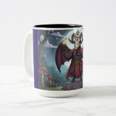 Cartoon Baphomet ツートーンマグカップ (正面左)