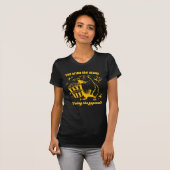 Cartoon Beaver "You Bring the Drama" Tシャツ (正面フル)