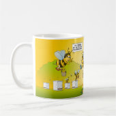 Cartoon; bijeenkomst en zoom meeting.  コーヒーマグカップ (左)