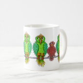 Cartoon Birds コーヒーマグカップ (正面右)
