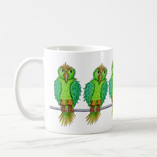 Cartoon Birds コーヒーマグカップ (左)