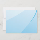 Cartoon Blue White Gray Sharkの名前 ノートカード (裏面)