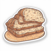 Cartoon bread シール (正面)